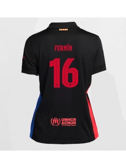 Barcelona Fermin Lopez #16 Auswärtstrikot für Frauen 2024-25 Kurzarm